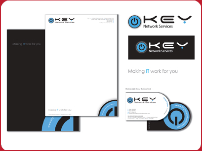 Corporate branding for a local IT company